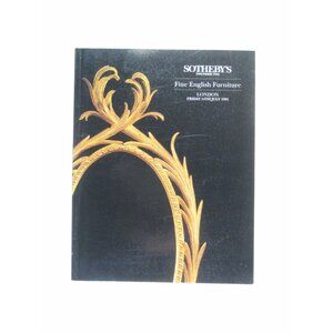 Sothebys Fine English Furniture Auction Catalog London July 14th 1995 PPB